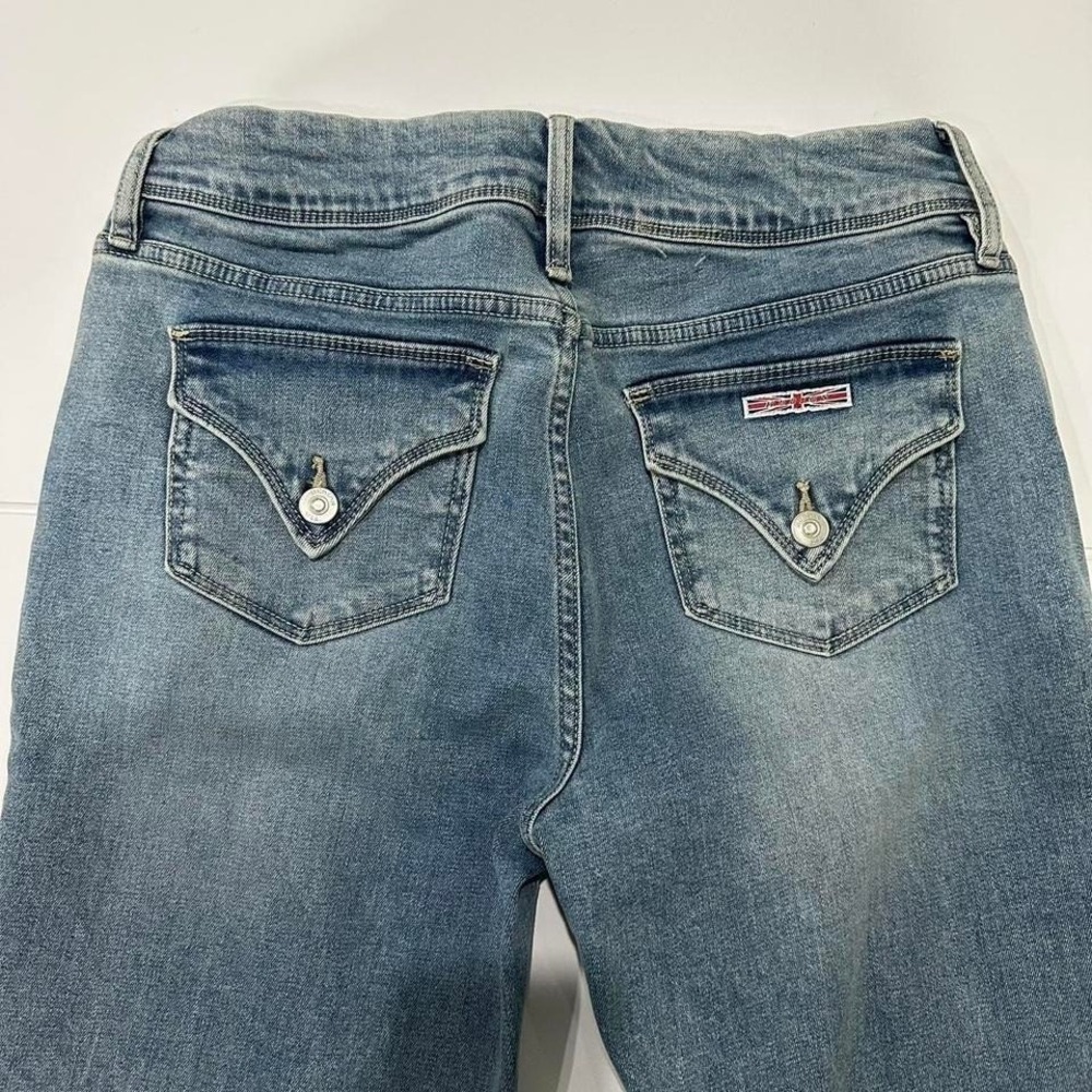 HUDSON straight leg jeans sz 8 Light wash